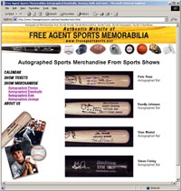 Free Agent Sports Memorabilia